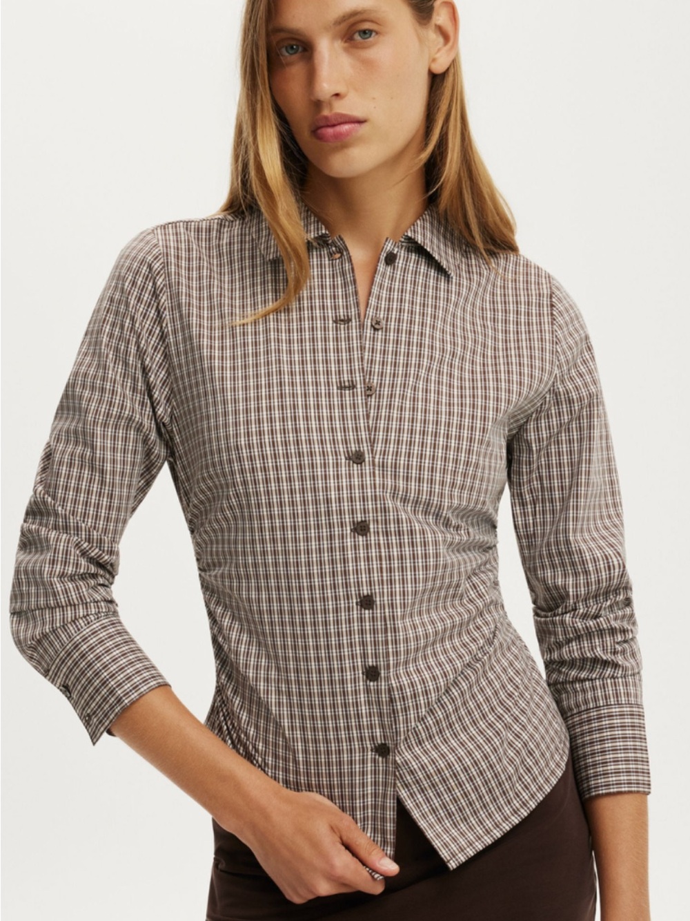 Cotton On Peyton Gathered Long Sleeve Shirt